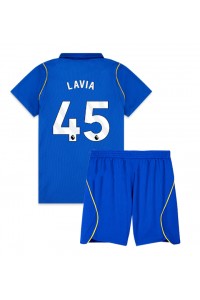 Chelsea Romeo Lavia #45 Babyklær Hjemme Fotballdrakt til barn 2026-27 Korte ermer (+ Korte bukser)